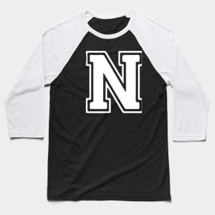 Letter N Baseball T-Shirt